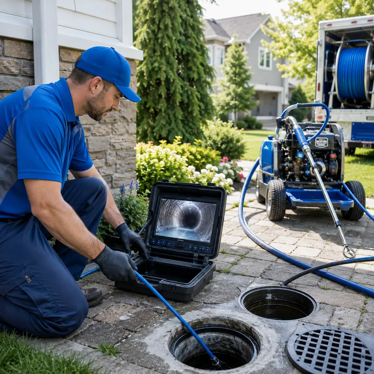 Outdoor drain cleaning professionals serving Pocono Manor, PA
